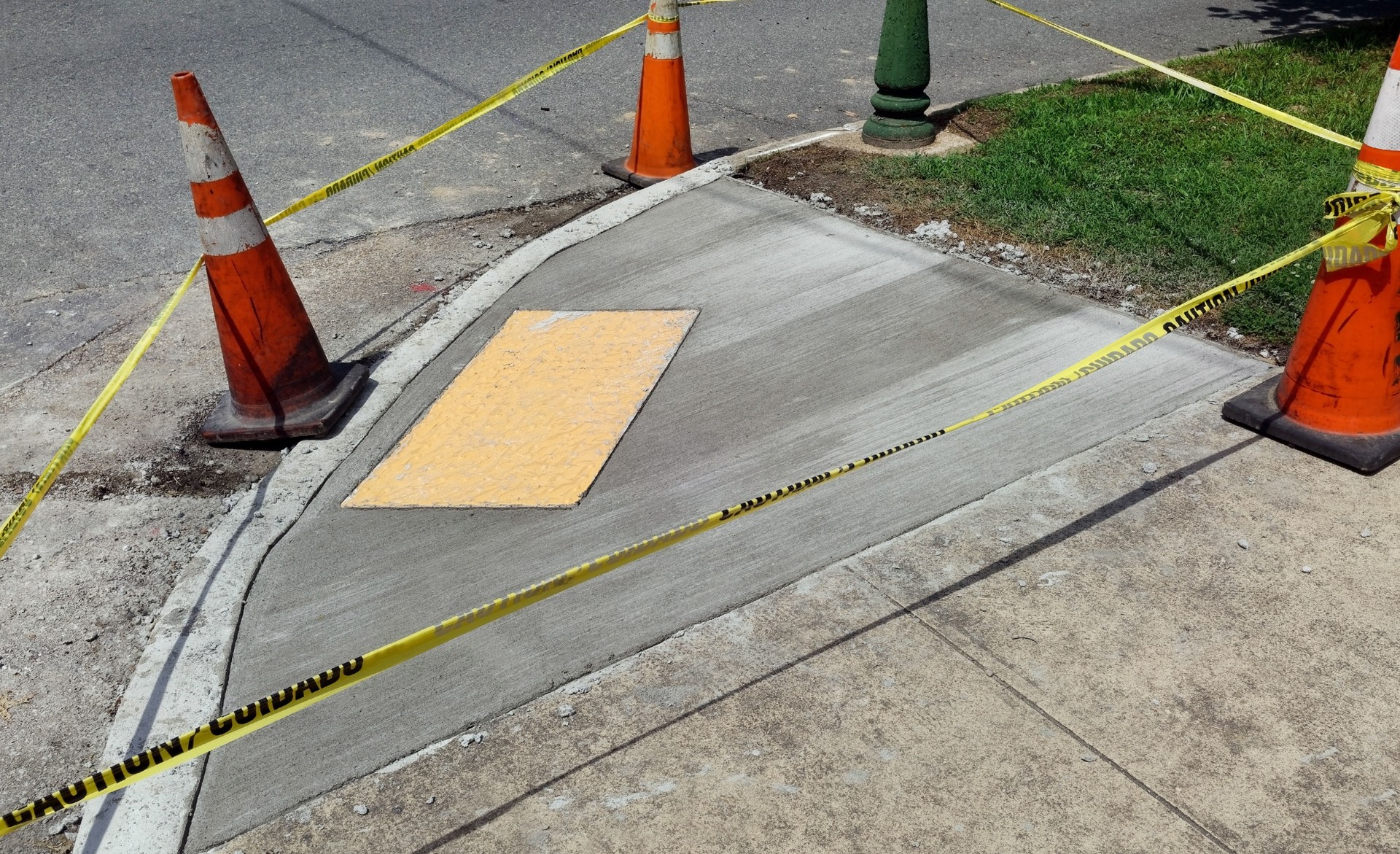 New Sidewalk Ramp